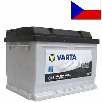   VARTA BLACK dynamic 6--53Ah R+ 500A EN 242175175 (553 401 050)